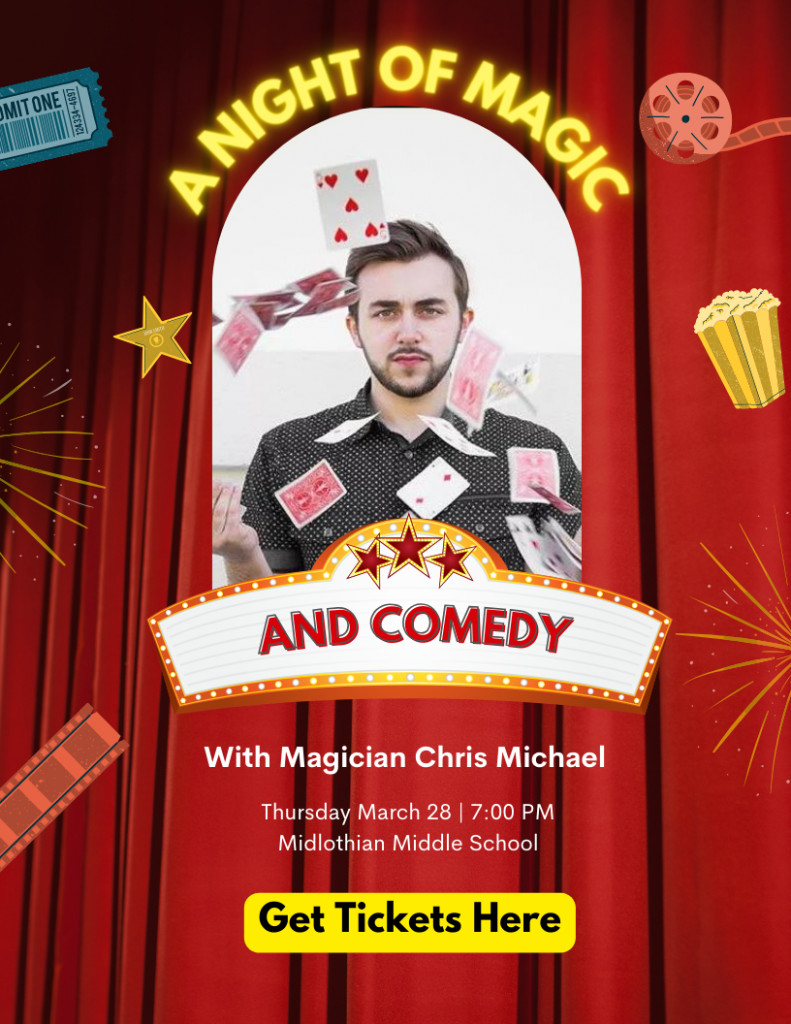 Magic Show March 28 - click for tickets